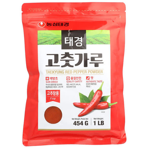 <img alt="Nongshim, Taekyung Red Pepper Powder, Fine, 454 g" title="Nongshim, Taekyung Red Pepper Powder, Fine, 454 g,8809061673831"