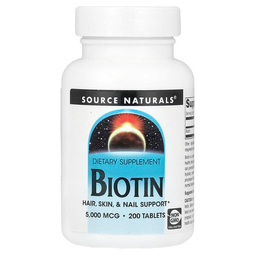 <img alt="Source Naturals, Biotin, 5,000 mcg , 200 Tablets" title="Source Naturals, Biotin, 5,000 mcg , 200 Tablets,021078026921"