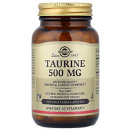 <img alt="Solgar, Taurine, 500 mg, 100 Vegetable Capsules" title="Solgar, Taurine, 500 mg, 100 Vegetable Capsules,033984027015"