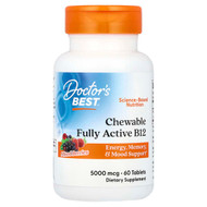 <img alt="Doctors Best, Chewable Fully Active B12, Mixed Berries , 5,000 mcg, 60 Tablets" title="Doctors Best, Chewable Fully Active B12, Mixed Berries , 5,000 mcg, 60 Tablets,753950006089"