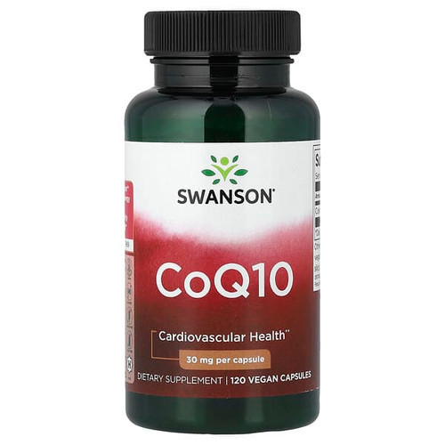 <img alt="Swanson Vitamins, CoQ10, 30 mg, 120 Vegan Capsules" title="Swanson Vitamins, CoQ10, 30 mg, 120 Vegan Capsules,087614016306"