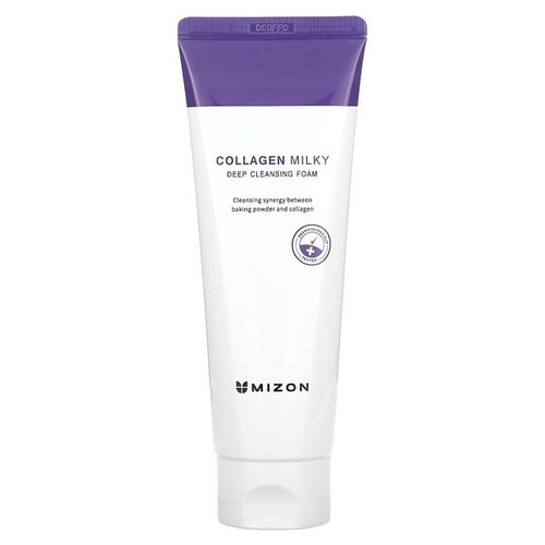 <img alt="Mizon, Collagen Milky, Deep Cleansing Foam, 5.29 oz (150 g)" title="Mizon, Collagen Milky, Deep Cleansing Foam, 5.29 oz (150 g),8809541199851"