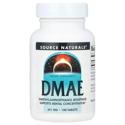<img alt="Source Naturals, DMAE , 351 mg , 100 Tablets" title="Source Naturals, DMAE , 351 mg , 100 Tablets,021078006237"
