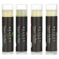 <img alt="Beauty By Earth, Organic Beeswax Lip Balm, Exotic Multi-Pack, 4 Tubes, 0.15 oz Each" title="Beauty By Earth, Organic Beeswax Lip Balm, Exotic Multi-Pack, 4 Tubes, 0.15 oz Each,850452007214"