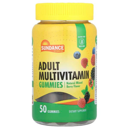 <img alt="Sundance Vitamins, Adult Multivitamin Gummies, Natural Mixed Berry , 50 Gummies" title="Sundance Vitamins, Adult Multivitamin Gummies, Natural Mixed Berry , 50 Gummies,840093140630"