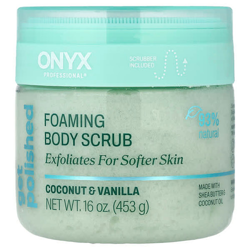 <img alt="Onyx Professional, Get Polished, Foaming Body Scrub, Coconut & Vanilla, 16 oz (453 g)" title="Onyx Professional, Get Polished, Foaming Body Scrub, Coconut & Vanilla, 16 oz (453 g),717937750945"
