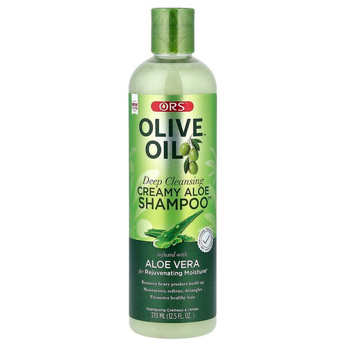 <img alt="ORS, Olive Oil, Deep Cleansing Creamy Aloe Shampoo, 12.5 fl oz (370 ml)" title="ORS, Olive Oil, Deep Cleansing Creamy Aloe Shampoo, 12.5 fl oz (370 ml),632169111022"