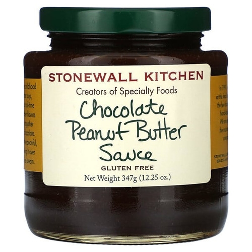 <img alt="Stonewall Kitchen, Chocolate Peanut Butter Sauce, 12.25 oz (347 g)" title="Stonewall Kitchen, Chocolate Peanut Butter Sauce, 12.25 oz (347 g),711381309179"