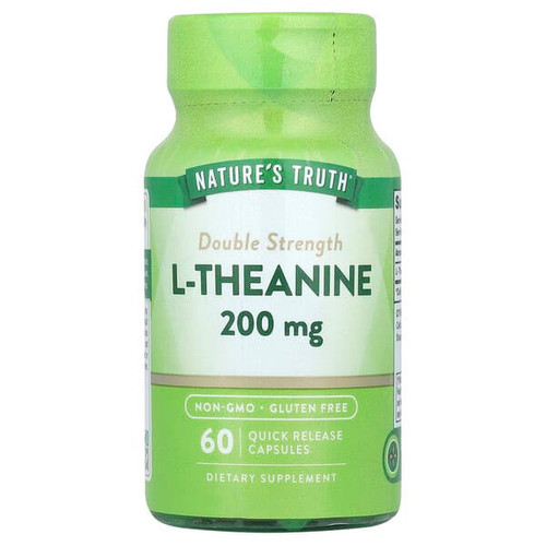 <img alt="Natures Truth, L-Theanine, 200 mg, 60 Quick Release Capsules" title="Natures Truth, L-Theanine, 200 mg, 60 Quick Release Capsules,840093101945"