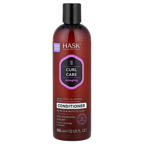 <img alt="Hask Beauty, Curl Care, Detangling Conditioner, For All Curls Patterns, 12 fl oz (355 ml)" title="Hask Beauty, Curl Care, Detangling Conditioner, For All Curls Patterns, 12 fl oz (355 ml),071164304211"