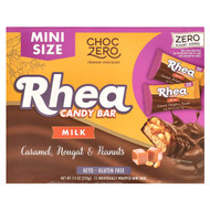 <img alt="ChocZero, Rhea Candy Bar, Milk, Caramel, Nougat & Peanuts, 15 Mini Bars, 0.5 oz (14 g) Each" title="ChocZero, Rhea Candy Bar, Milk, Caramel, Nougat & Peanuts, 15 Mini Bars, 0.5 oz (14 g) Each,850043447788"