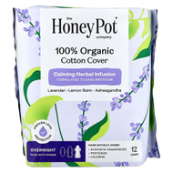 <img alt="The Honey Pot Company, Organic Calming Herbal Infusion, Pads with Wings, Overnight, 12 Count" title="The Honey Pot Company, Organic Calming Herbal Infusion, Pads with Wings, Overnight, 12 Count,810132230462"