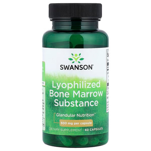 <img alt="Swanson Vitamins, Lyophilized Bone Marrow Substance, 500 mg, 60 Capsules" title="Swanson Vitamins, Lyophilized Bone Marrow Substance, 500 mg, 60 Capsules,087614115771"