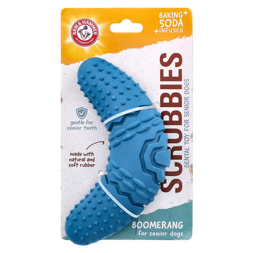<img alt="Arm & Hammer, Scrubbies, Dental Toy For Senior Dogs, Boomerang, 1 Toy" title="Arm & Hammer, Scrubbies, Dental Toy For Senior Dogs, Boomerang, 1 Toy,742797011080"