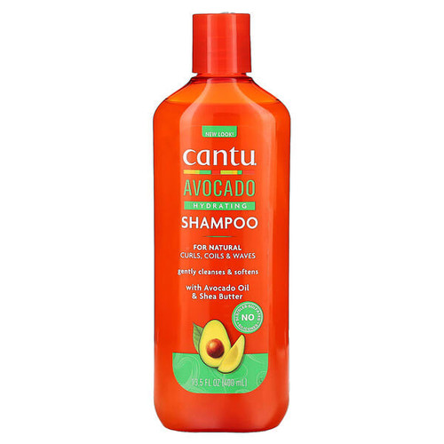 <img alt="Cantu, Avocado Hydrating Shampoo, For Natural Curls, Coils & Waves, 13.5 fl oz (400 ml)" title="Cantu, Avocado Hydrating Shampoo, For Natural Curls, Coils & Waves, 13.5 fl oz (400 ml),817513019876"