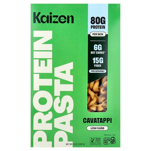 <img alt="Kaizen, Protein Pasta, Cavatappi, 8 oz (226 g)" title="Kaizen, Protein Pasta, Cavatappi, 8 oz (226 g),196852402212"