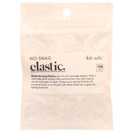<img alt="3 PACK of Kitsch, No-Snag Elastic, Clear , 100 Pieces" title="3 PACK of Kitsch, No-Snag Elastic, Clear , 100 Pieces,819677021351"