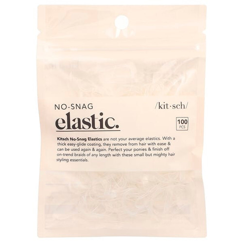 <img alt="3 PACK of Kitsch, No-Snag Elastic, Clear , 100 Pieces" title="3 PACK of Kitsch, No-Snag Elastic, Clear , 100 Pieces,819677021351"