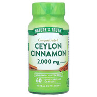 <img alt="Natures Truth, Concentrated Ceylon Cinnamon, 2,000 mg, 60 Quick Release Capsules" title="Natures Truth, Concentrated Ceylon Cinnamon, 2,000 mg, 60 Quick Release Capsules,840093115508"