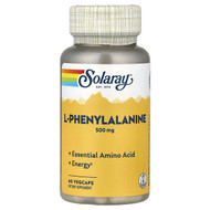 <img alt="Solaray, L-Phenylalanine, 500 mg, 60 VegCaps" title="Solaray, L-Phenylalanine, 500 mg, 60 VegCaps,076280049718"