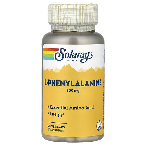 <img alt="Solaray, L-Phenylalanine, 500 mg, 60 VegCaps" title="Solaray, L-Phenylalanine, 500 mg, 60 VegCaps,076280049718"