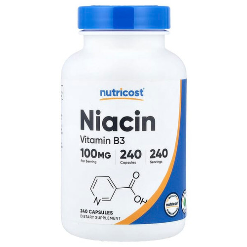 <img alt="Nutricost, Niacin, 100 mg, 240 Capsules" title="Nutricost, Niacin, 100 mg, 240 Capsules,810014672212"