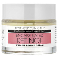 <img alt="Advanced Clinicals, Encapsulated Retinol, Wrinkle Rewind Cream, 2.5 fl oz (74 ml)" title="Advanced Clinicals, Encapsulated Retinol, Wrinkle Rewind Cream, 2.5 fl oz (74 ml),810400035386"