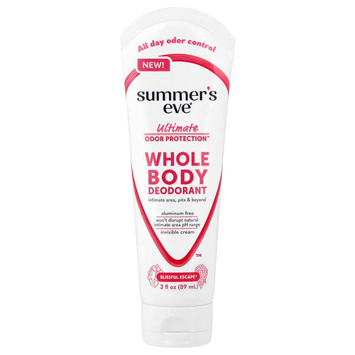 <img alt="Summers Eve, Ultimate Odor Protection, Whole Body Deodorant, Blissful Escape, 3 fl oz (89 ml)" title="Summers Eve, Ultimate Odor Protection, Whole Body Deodorant, Blissful Escape, 3 fl oz (89 ml),041608003307"