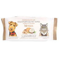 <img alt="Giovanni, Professional Pet Care, Multipurpose Pet Wipes, For Dogs and Cats, Oatmeal & Coconut, Fragrance-Free, 75 Pre-Moistened Towelettes" title="Giovanni, Professional Pet Care, Multipurpose Pet Wipes, For Dogs and Cats, Oatmeal & Coconut, Fragrance-Free, 75 Pre-Moistened Towelettes,716237186966"