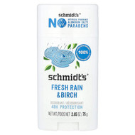 <img alt="Schmidts, Deodorant, Fresh Rain & Birch, 2.65 oz (75 g)" title="Schmidts, Deodorant, Fresh Rain & Birch, 2.65 oz (75 g),022400011240"