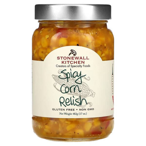 <img alt="Stonewall Kitchen, Spicy Corn Relish, Medium, 17 oz (482 g)" title="Stonewall Kitchen, Spicy Corn Relish, Medium, 17 oz (482 g),711381023105"