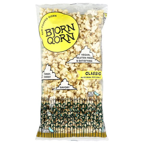 <img alt="BjornQorn, Sun-Popped Corn, Classic, 3 oz (85 g)" title="BjornQorn, Sun-Popped Corn, Classic, 3 oz (85 g),862211000121"
