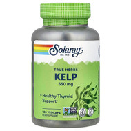 <img alt="Solaray, True Herbs, Kelp, 550 mg, 180 VegCaps" title="Solaray, True Herbs, Kelp, 550 mg, 180 VegCaps,076280136517"