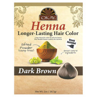<img alt="Okay Pure Naturals, Henna, Long-Lasting Hair Color, Dark Brown , 2 oz (56.7 g)" title="Okay Pure Naturals, Henna, Long-Lasting Hair Color, Dark Brown , 2 oz (56.7 g),815166020669"