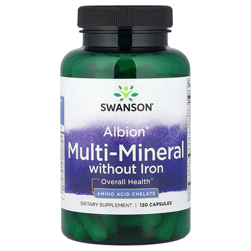 <img alt="Swanson Vitamins, Albion Multi-Mineral without Iron, 120 Capsules" title="Swanson Vitamins, Albion Multi-Mineral without Iron, 120 Capsules,087614026855"