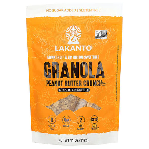<img alt="Lakanto, Granola, Peanut Butter Crunch , 11 oz (312 g)" title="Lakanto, Granola, Peanut Butter Crunch , 11 oz (312 g),843076003007"