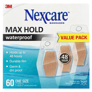 <img alt="Nexcare, Waterproof Bandages, Max Hold, 60 One Size Bandages" title="Nexcare, Waterproof Bandages, Max Hold, 60 One Size Bandages,051131221765"