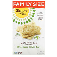 <img alt="Simple Mills, Almond Flour Crackers, Rosemary & Sea Salt, Family Size, 7 oz (199 g)" title="Simple Mills, Almond Flour Crackers, Rosemary & Sea Salt, Family Size, 7 oz (199 g),856069005919"