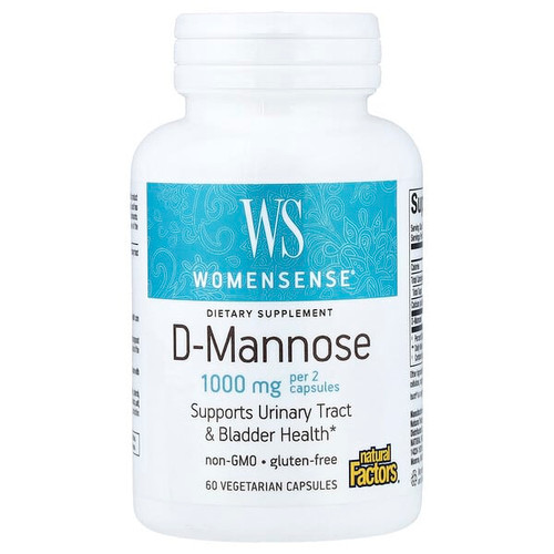 <img alt="Natural Factors, Womensense, D-Mannose, 60 Vegetarian Capsules (500 mg per Capsule)" title="Natural Factors, Womensense, D-Mannose, 60 Vegetarian Capsules (500 mg per Capsule),068958045030"