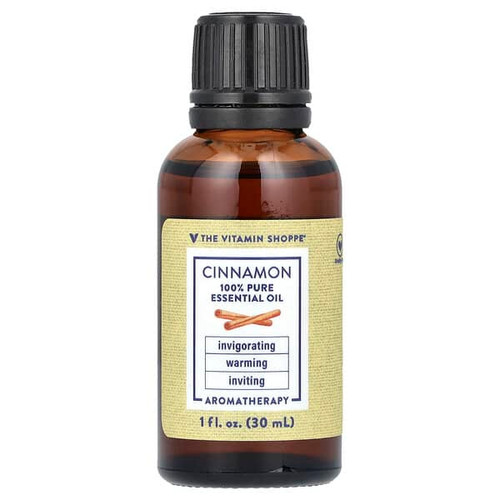 <img alt="The Vitamin Shoppe, 100% Pure Essential Oil, Cinnamon, 1 fl oz (30 ml)" title="The Vitamin Shoppe, 100% Pure Essential Oil, Cinnamon, 1 fl oz (30 ml),766536039326"