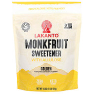 <img alt="Lakanto, Monkfruit Sweetener with Allulose, Golden, 16 oz (454 g)" title="Lakanto, Monkfruit Sweetener with Allulose, Golden, 16 oz (454 g),843076003786"