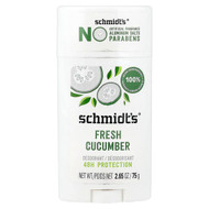 <img alt="Schmidts, Deodorant, Fresh Cucumber, 2.65 oz (75 g)" title="Schmidts, Deodorant, Fresh Cucumber, 2.65 oz (75 g),022400009025"