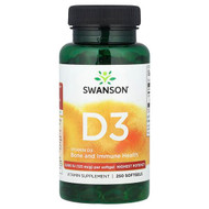 <img alt="Swanson Vitamins, Vitamin D3, Highest Potency, 125 mcg (5,000 IU), 250 Softgels" title="Swanson Vitamins, Vitamin D3, Highest Potency, 125 mcg (5,000 IU), 250 Softgels,087614113715"