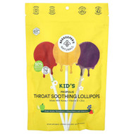 <img alt="Beekeepers Naturals, Kids Propolis Throat Soothing Lollipops, Green Apple, Strawberry + Mixed Berry with Elderberry, 15 Lollipops" title="Beekeepers Naturals, Kids Propolis Throat Soothing Lollipops, Green Apple, Strawberry + Mixed Berry with Elderberry, 15 Lollipops,834706000435"
