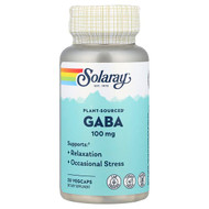<img alt="Solaray, Plant-Sourced GABA, 100 mg, 30 VegCaps" title="Solaray, Plant-Sourced GABA, 100 mg, 30 VegCaps,076280346688"