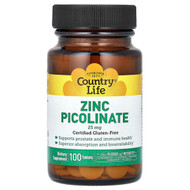 <img alt="Country Life, Zinc Picolinate, 25 mg, 100 Tablets" title="Country Life, Zinc Picolinate, 25 mg, 100 Tablets,015794029670"