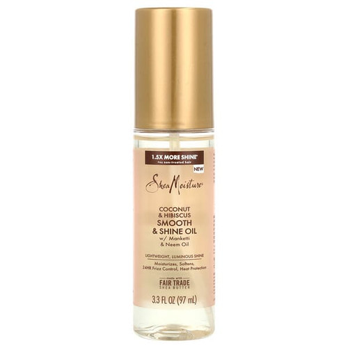 <img alt="SheaMoisture, Smooth & Shine Oil, Coconut & Hibiscus , 3.3 fl oz (97 ml)" title="SheaMoisture, Smooth & Shine Oil, Coconut & Hibiscus , 3.3 fl oz (97 ml),764302024736"