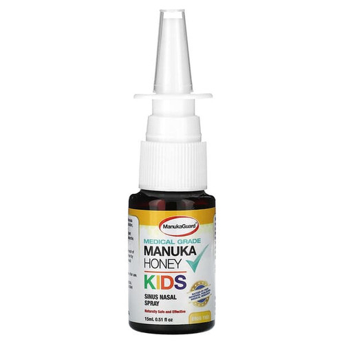 <img alt="ManukaGuard, Kids, Medical Grade Manuka Honey, Sinus Nasal Spray, Alcohol Free, 0.51 fl oz (15 ml)" title="ManukaGuard, Kids, Medical Grade Manuka Honey, Sinus Nasal Spray, Alcohol Free, 0.51 fl oz (15 ml),858631002715"