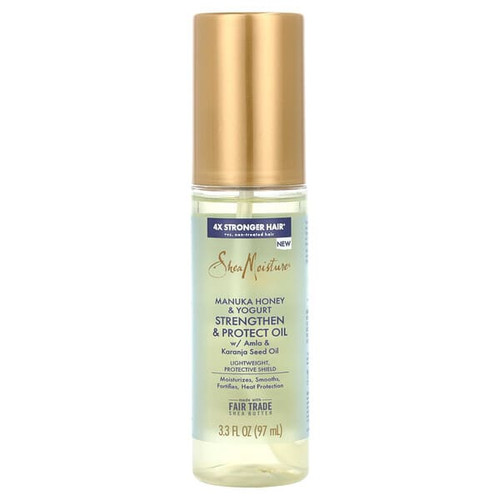 <img alt="SheaMoisture, Strengthen & Protect Oil, Manuka Honey & Yogurt, 3.3 fl oz (97 ml)" title="SheaMoisture, Strengthen & Protect Oil, Manuka Honey & Yogurt, 3.3 fl oz (97 ml),764302024750"