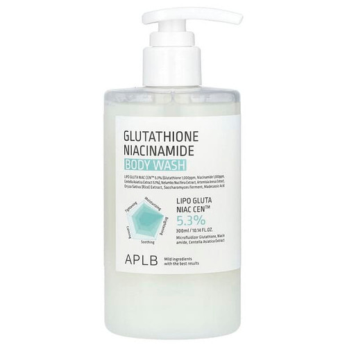 <img alt="APLB, Glutathione Niacinamide, Body Wash, 10.14 fl oz (300 ml)" title="APLB, Glutathione Niacinamide, Body Wash, 10.14 fl oz (300 ml),8809874682730"